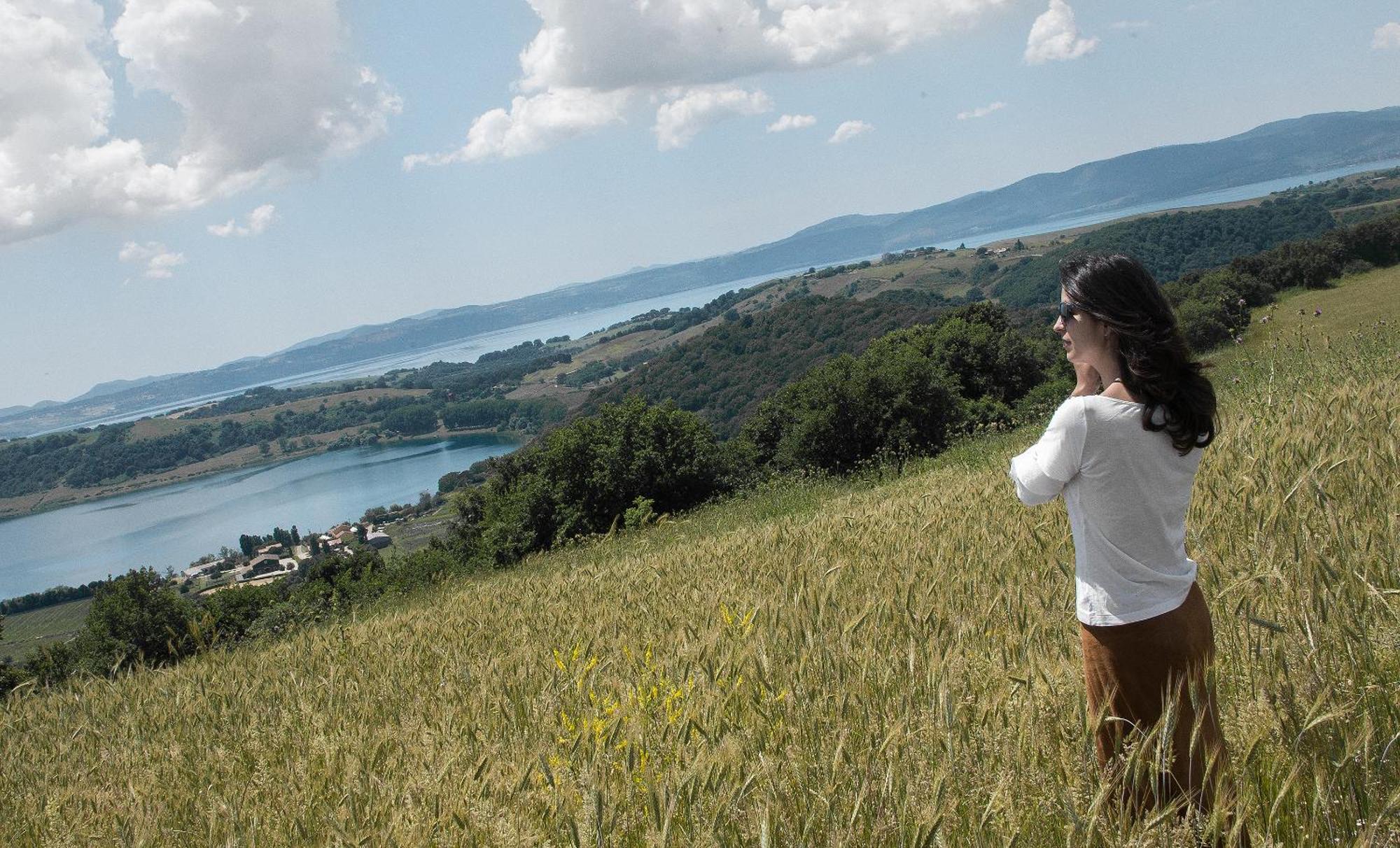 קמפניינו די רומא Agriturismo Potrero Grande Sul Lago Di Martignano Con Spiaggia מראה חיצוני תמונה
